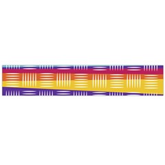 Background Line Rainbow Large Flano Scarf 