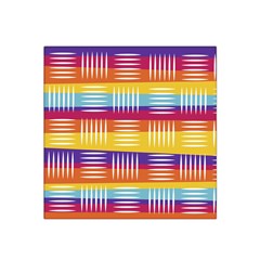 Background Line Rainbow Satin Bandana Scarf