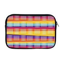 Background Line Rainbow Apple Macbook Pro 17  Zipper Case