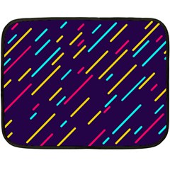 Background Lines Forms Double Sided Fleece Blanket (Mini) 