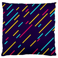 Background Lines Forms Large Cushion Case (Two Sides)