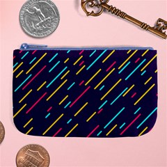 Background Lines Forms Large Coin Purse