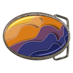 Autumn Waves Belt Buckles