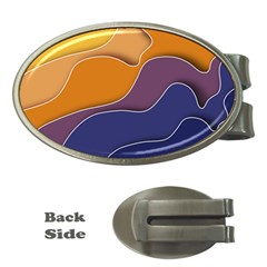 Autumn Waves Money Clips (oval)  by HermanTelo