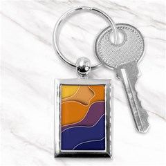 Autumn Waves Key Chain (rectangle) by HermanTelo