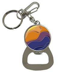 Autumn Waves Bottle Opener Key Chain by HermanTelo