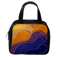 Autumn Waves Classic Handbag (one Side)