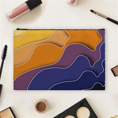 Autumn Waves Cosmetic Bag (large)