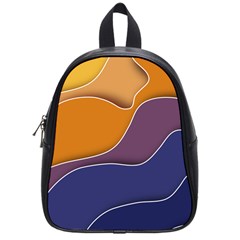 Autumn Waves School Bag (small)