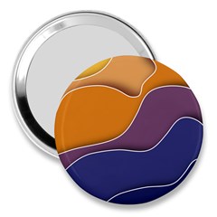 Autumn Waves 3  Handbag Mirrors