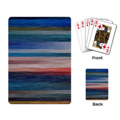 Background Horizontal Lines Playing Cards Single Design