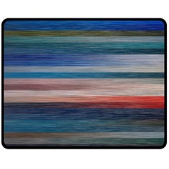 Background Horizontal Lines Fleece Blanket (medium)  by HermanTelo