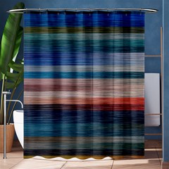 Background Horizontal Lines Shower Curtain 60  X 72  (medium) 