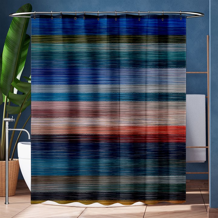 Background Horizontal Lines Shower Curtain 60  x 72  (Medium) 