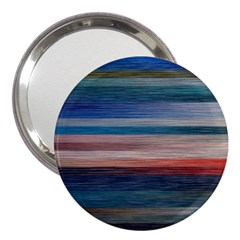 Background Horizontal Lines 3  Handbag Mirrors