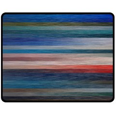 Background Horizontal Lines Double Sided Fleece Blanket (medium) 