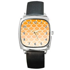 Background Skin Dragon Square Metal Watch