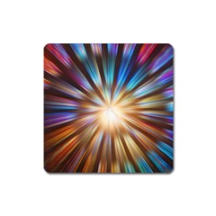 Background Spiral Abstract Square Magnet by HermanTelo