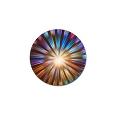 Background Spiral Abstract Golf Ball Marker