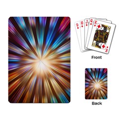 Background Spiral Abstract Playing Cards Single Design