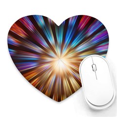 Background Spiral Abstract Heart Mousepads