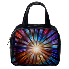 Background Spiral Abstract Classic Handbag (one Side) by HermanTelo