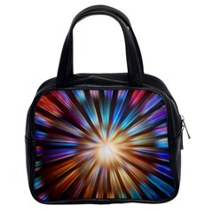 Background Spiral Abstract Classic Handbag (two Sides)