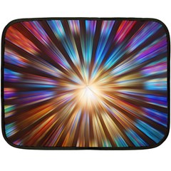 Background Spiral Abstract Fleece Blanket (mini)