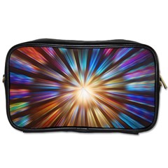 Background Spiral Abstract Toiletries Bag (one Side)