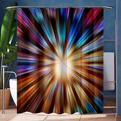 Background Spiral Abstract Shower Curtain 60  X 72  (medium) 