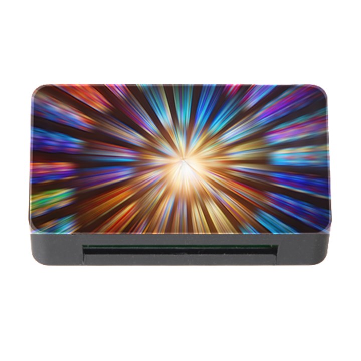 Background Spiral Abstract Memory Card Reader with CF