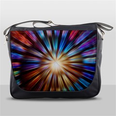 Background Spiral Abstract Messenger Bag