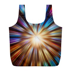 Background Spiral Abstract Full Print Recycle Bag (l)