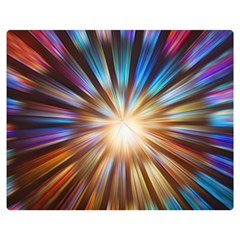 Background Spiral Abstract Double Sided Flano Blanket (medium) 