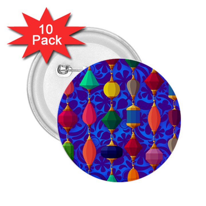 Background Stones Jewels 2.25  Buttons (10 pack) 