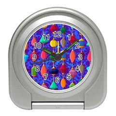 Background Stones Jewels Travel Alarm Clock