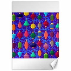 Background Stones Jewels Canvas 12  X 18  by HermanTelo