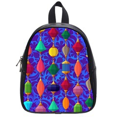 Background Stones Jewels School Bag (small)