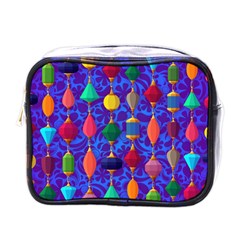 Background Stones Jewels Mini Toiletries Bag (one Side)