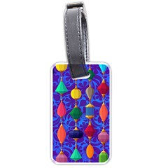 Background Stones Jewels Luggage Tag (one Side) by HermanTelo