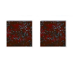 Background Star Christmas Cufflinks (square) by HermanTelo