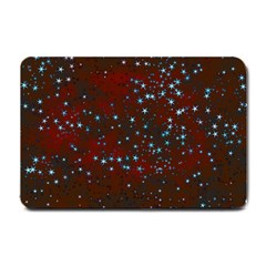 Background Star Christmas Small Doormat  by HermanTelo