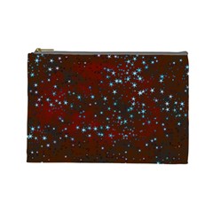 Background Star Christmas Cosmetic Bag (large) by HermanTelo