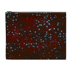 Background Star Christmas Cosmetic Bag (xl) by HermanTelo