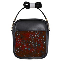 Background Star Christmas Girls Sling Bag by HermanTelo