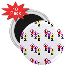 Ballet Plie Dance Ballerina 2 25  Magnets (10 Pack)  by HermanTelo