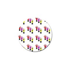 Ballet Plie Dance Ballerina Golf Ball Marker