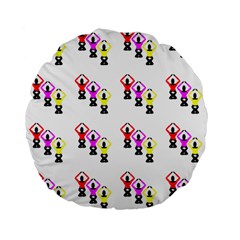 Ballet Plie Dance Ballerina Standard 15  Premium Flano Round Cushions