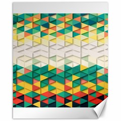 Background Triangle Canvas 16  X 20 