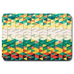 Background Triangle Large Doormat 